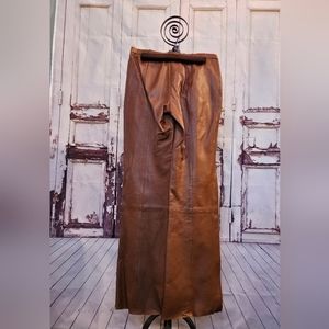 BaNaNa RePuBLiC Caramel LeaTHeR Pants SiZe 0